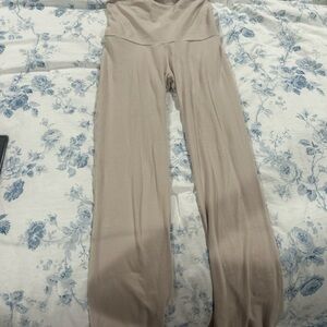 SKIMS Tan Wide Leg Pants